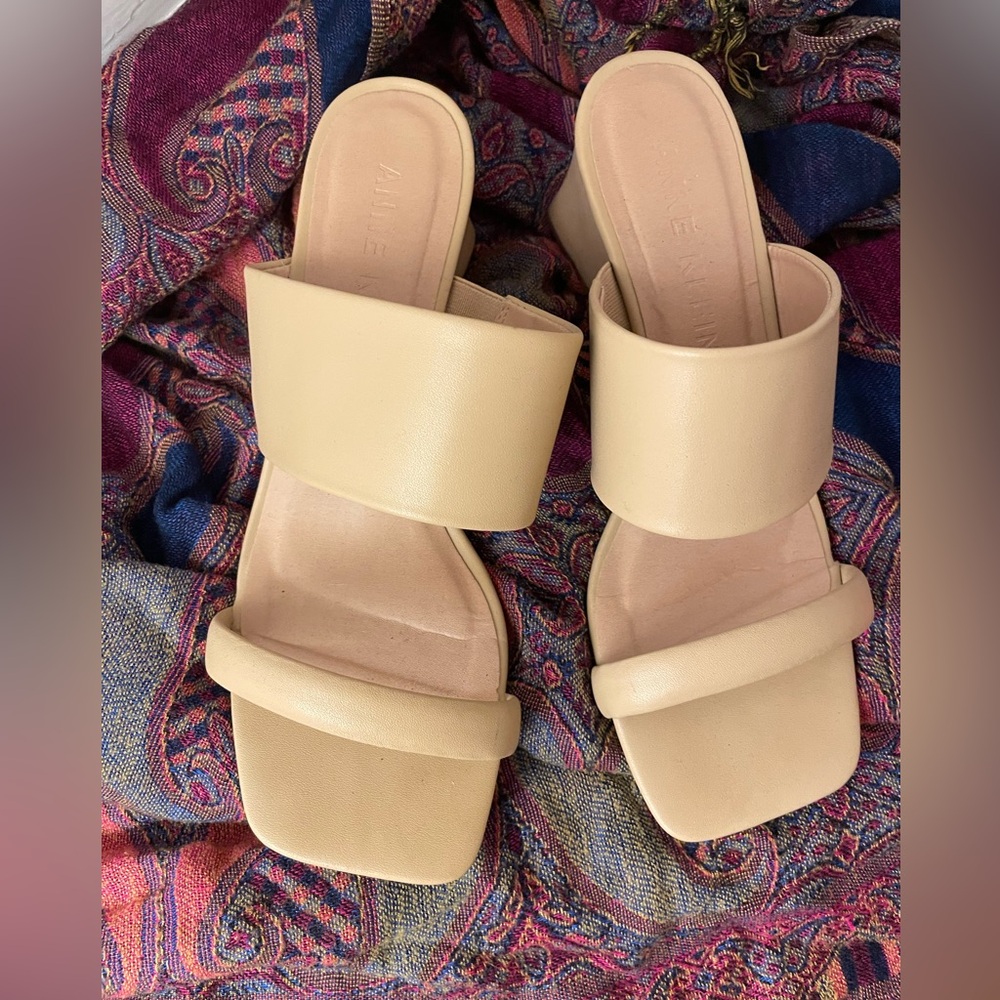 Anne Klein Beige Women's Sandals